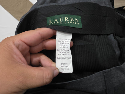 Pantalon De Vestir Ralph Lauren 32x30 Recto Gris (Usado)