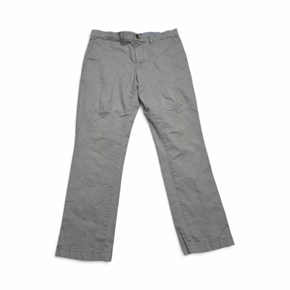 Pantalon Tommy Hilfiger 33x30 Slimfit Gris Casual (Usado)