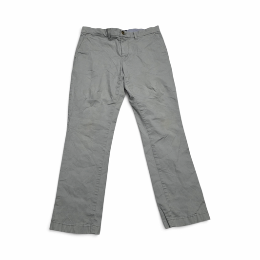 Pantalon Tommy Hilfiger 33x30 Slimfit Gris Casual (Usado)