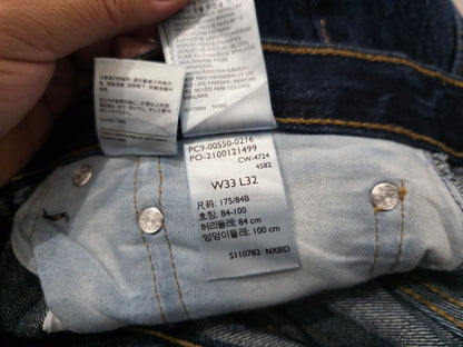 Pantalon Levis 550 Relaxed Fit Azul Marino 33x32 (Usado)