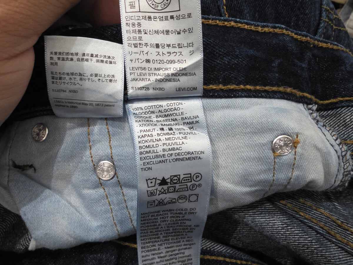 Pantalon Levis 550 Relaxed Fit Azul Marino 33x32 (Usado)