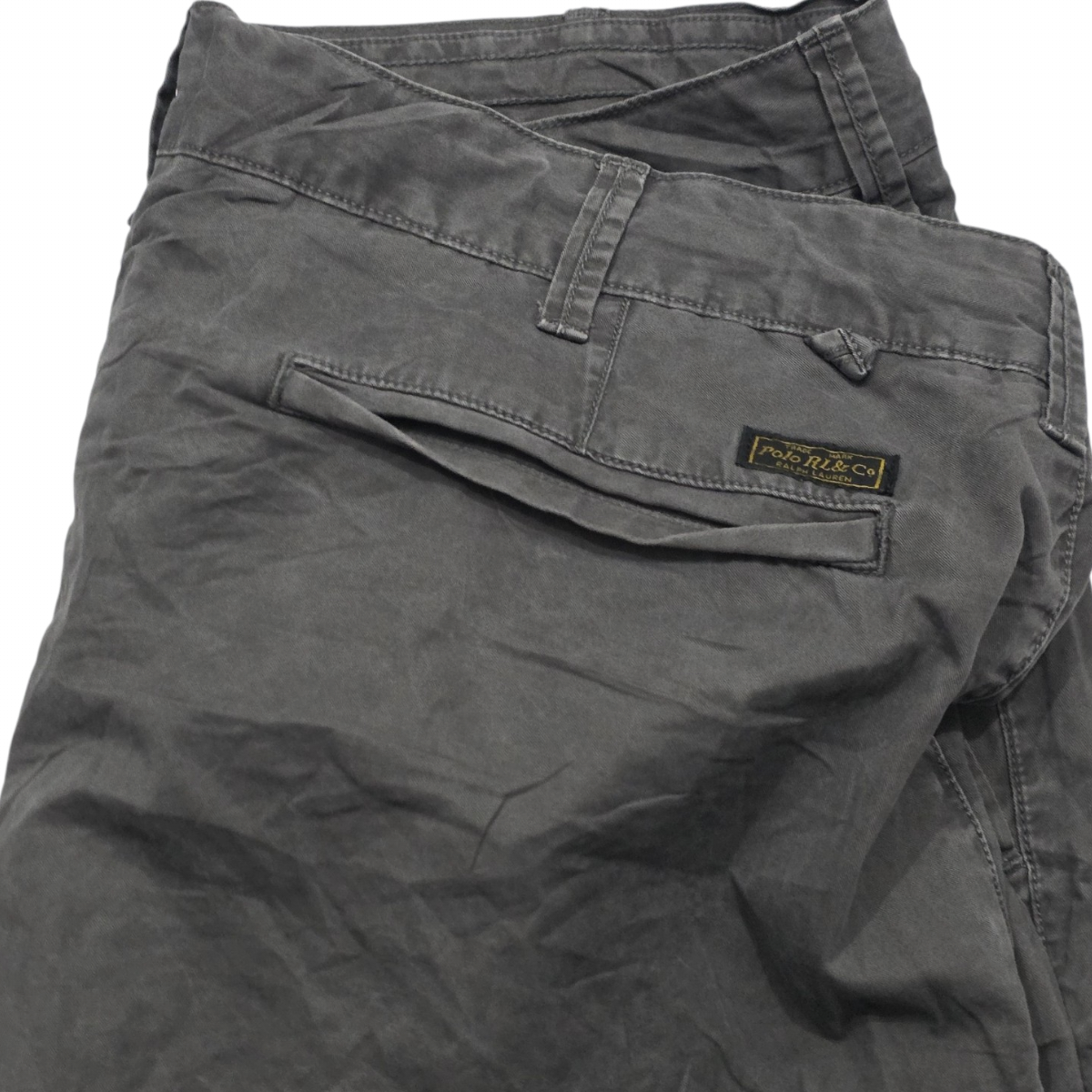 Pantalon Jogger Ralph Lauren 34x32 Slimfit Gris Deslavado (Usado)