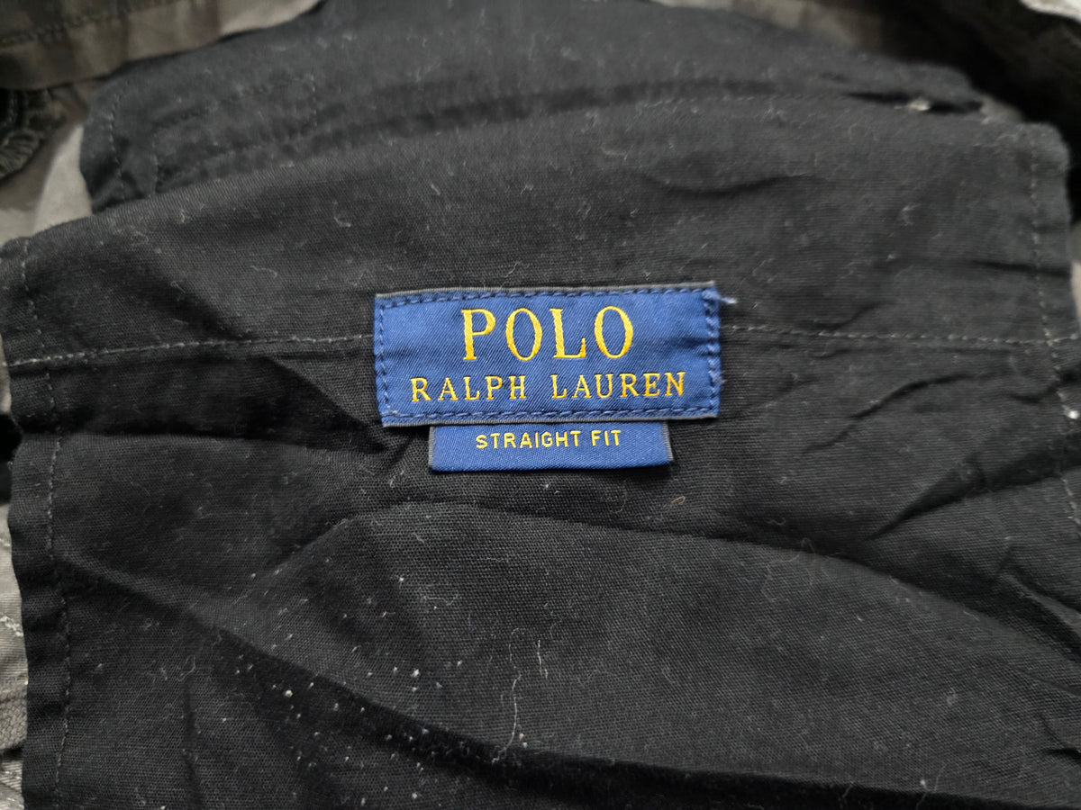 Pantalon Jogger Ralph Lauren 34x32 Slimfit Gris Deslavado (Usado)