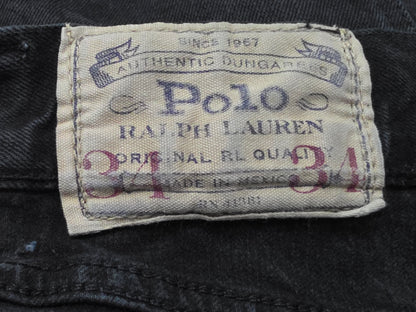 Pantalon Polo Ralph Lauren 34x34 Slimfit Negro Deslavado (Usado)