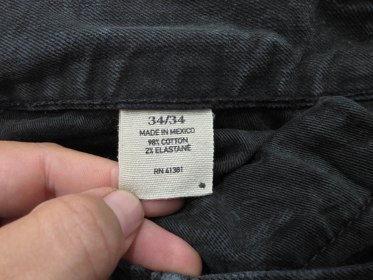 Pantalon Polo Ralph Lauren 34x34 Slimfit Negro Deslavado (Usado)