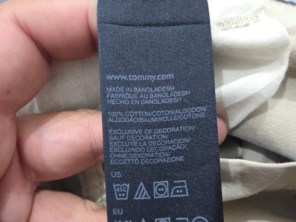Pantalon Tommy Hilfiger 34x32 Recto Beige (Usado)