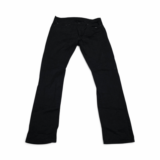 Pantalon Levis 513 34x32 Recto Slim Negro Deslavado (Usado)