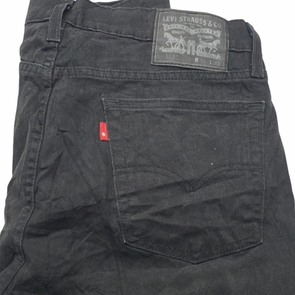 Pantalon Levis 513 34x32 Recto Slim Negro Deslavado (Usado)