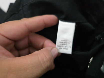 Pantalon Banana Republic 34x30 Vestir Negro Recto (NUEVO)