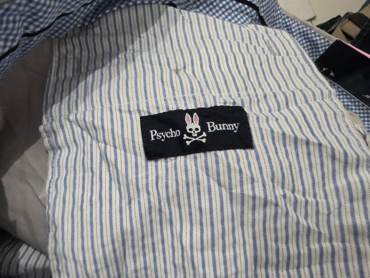 Pantalon Psycho Bunny 38x34 Recto Gris (NUEVO)