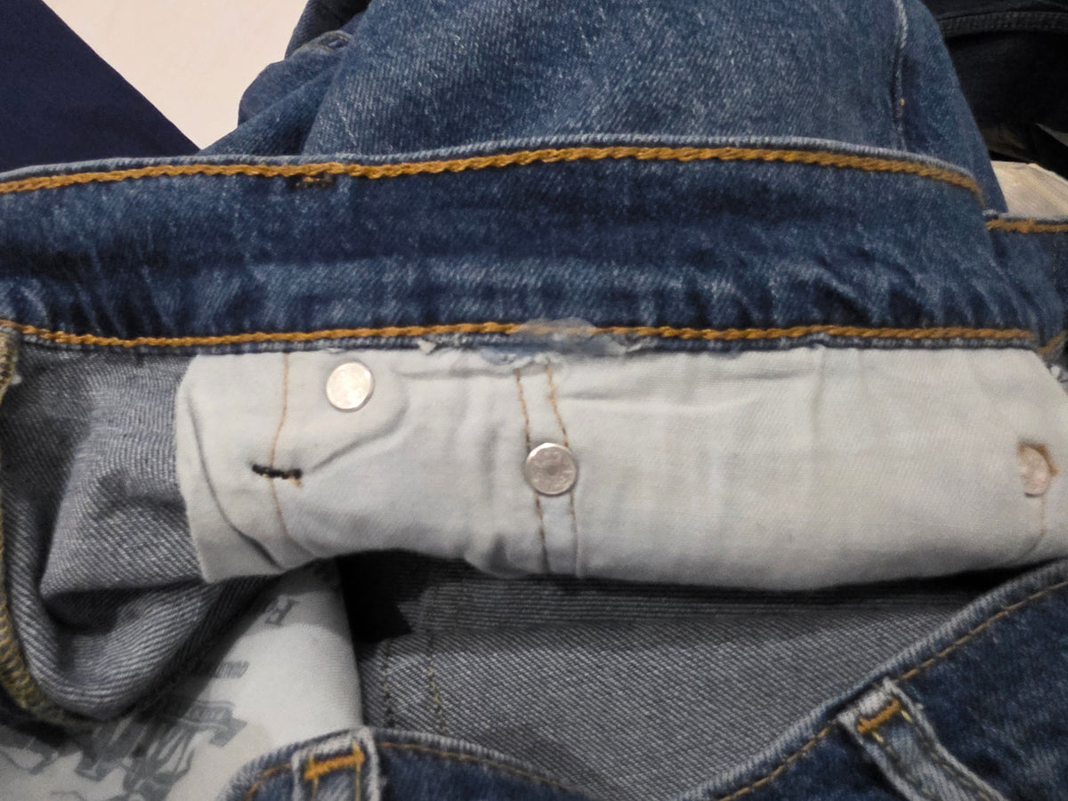 Pantalon Levis 505 40x32 Recto Azul Marino (Usado)