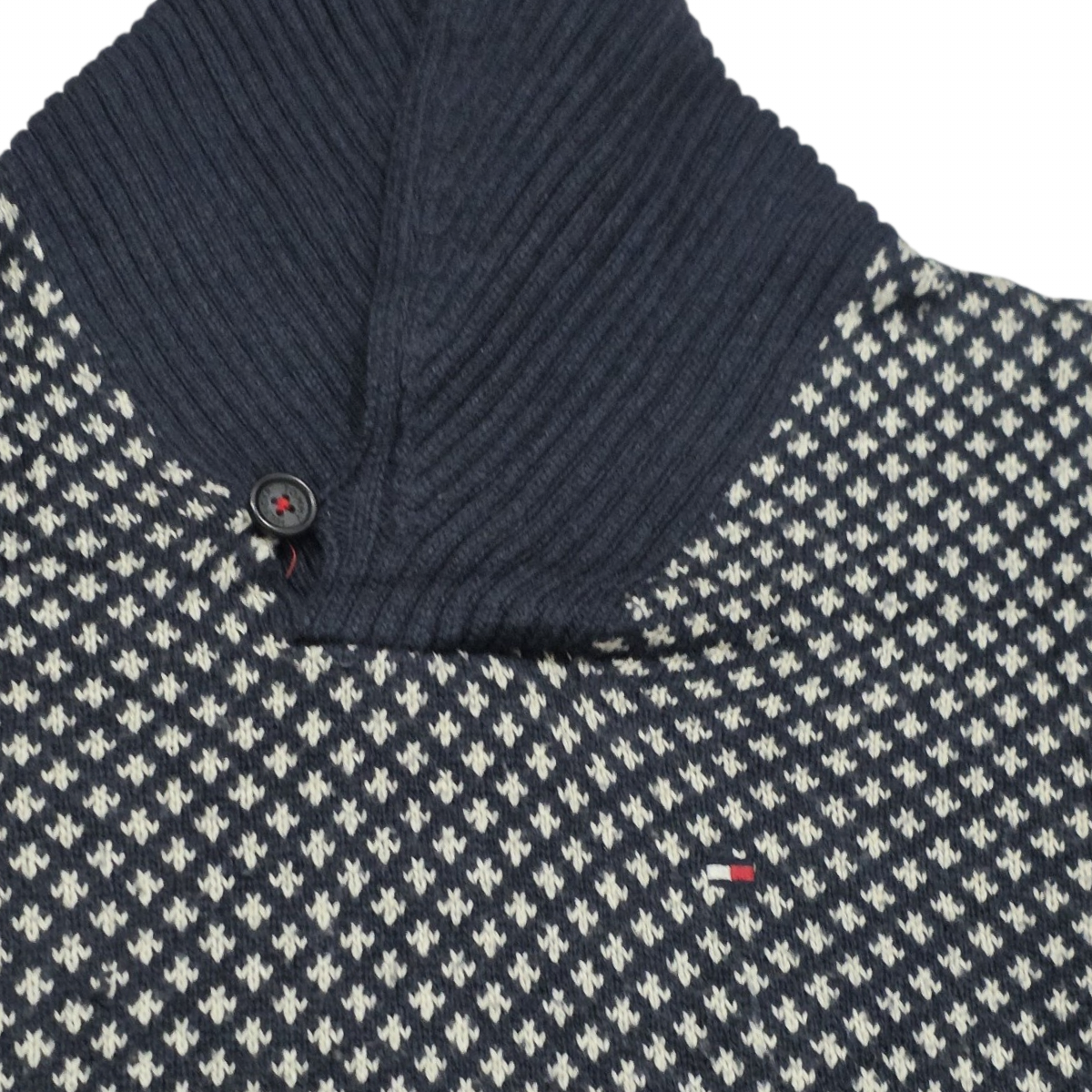 Sueter Tommy Hilfiger Xchico Xs Azul Y Blanco Cuello Alto (Usado)