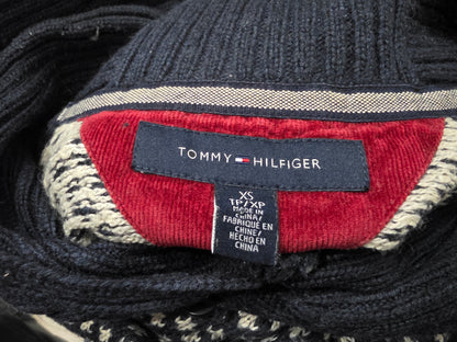 Sueter Tommy Hilfiger Xchico Xs Azul Y Blanco Cuello Alto (Usado)