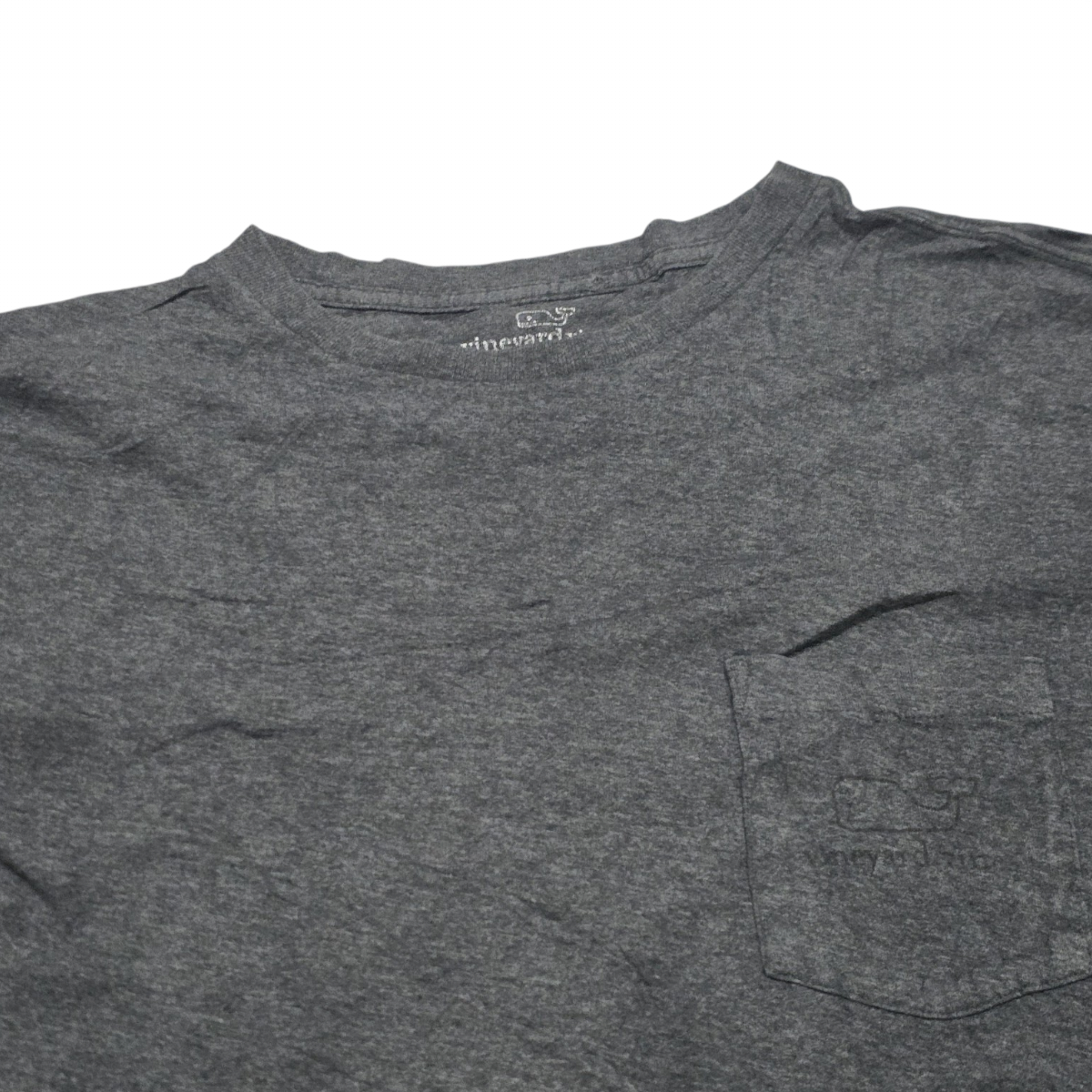 Playera Vineyard Vines Chico S Gris Oscuro Manga Larga (Usado)