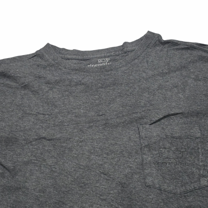 Playera Vineyard Vines Chico S Gris Oscuro Manga Larga (Usado)