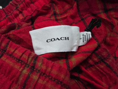 Pijama Coach Chico S Cuadros Rojo (Usado)