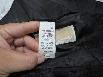 Saco Michael Kors 38r Negro Liso (Usado)