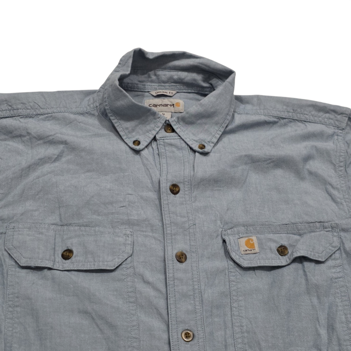 Camisa Carhartt Mediana M Original Fit Azul (Usado)