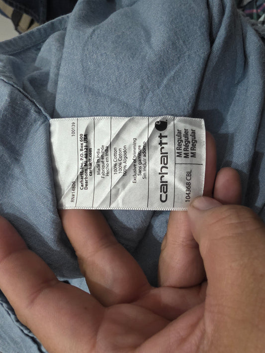 Camisa Carhartt Mediana M Original Fit Azul (Usado)