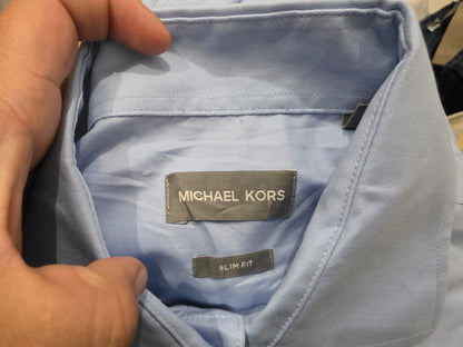 Camisa Michael Kors Mediana M 15 32/33 Azul (Usado)