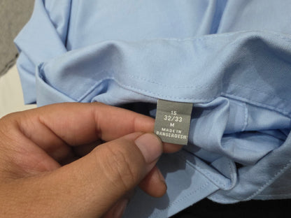 Camisa Michael Kors Mediana M 15 32/33 Azul (Usado)