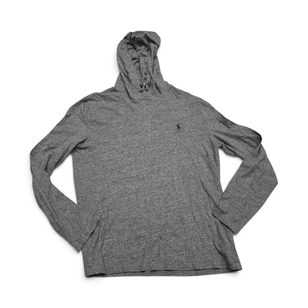 Playera Con Gorro Ralph Lauren Mediana M Gris Manga Larga (Usado)