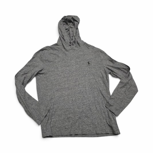 Playera Con Gorro Ralph Lauren Mediana M Gris Manga Larga (Usado)