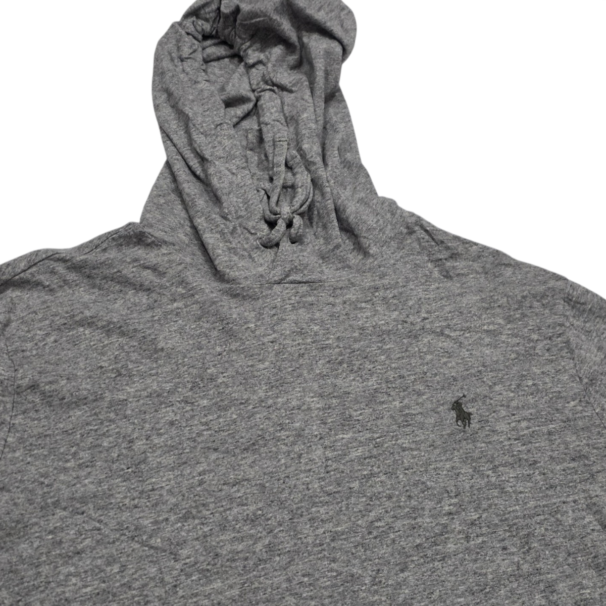 Playera Con Gorro Ralph Lauren Mediana M Gris Manga Larga (Usado)