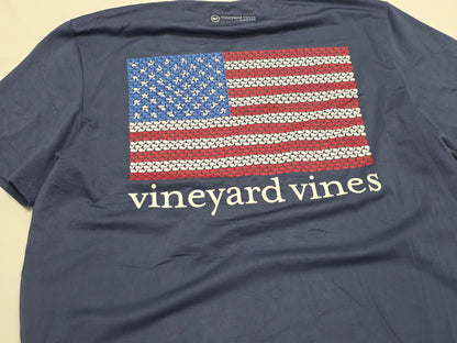 Playera Vineyard Vines Performance Mediana M Azul Bandera (Usado)