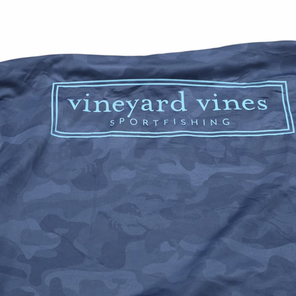 Playera Vineyard Vines Performance Mediana M Azul Camuflaje (Usado)