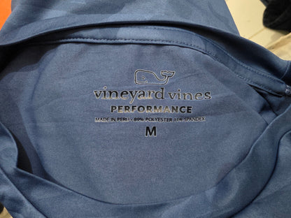 Playera Vineyard Vines Performance Mediana M Azul Camuflaje (Usado)