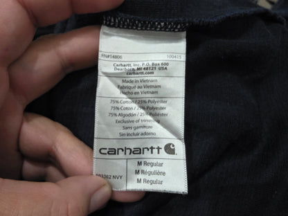 Sudadera Carhartt Mediana M Azul Medio Cierre (Usado)