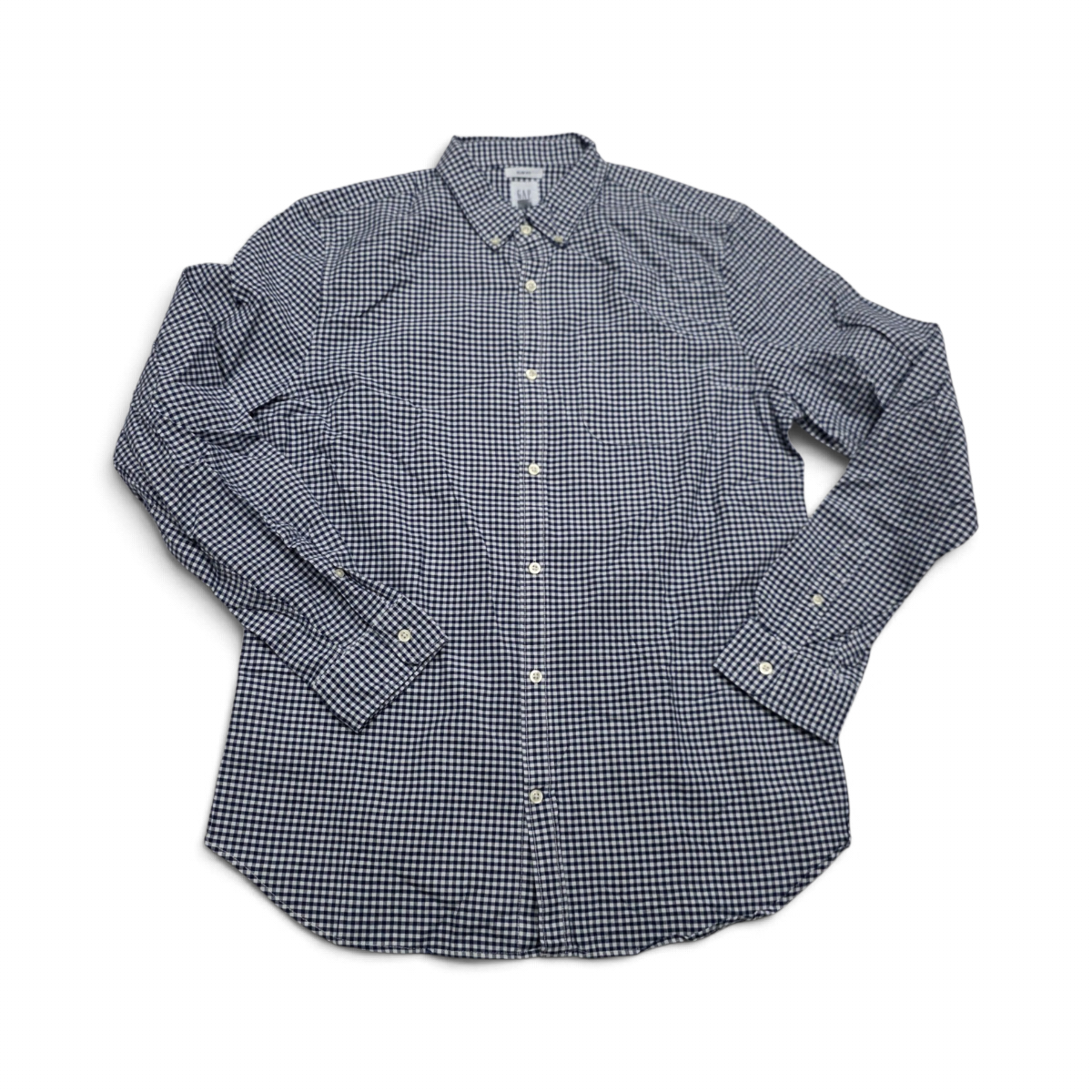 Camisa Gap Grande L Slim Fit Cuadros Azul (Usado)