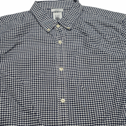 Camisa Gap Grande L Slim Fit Cuadros Azul (Usado)