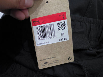 Pants Jordan Grande L Negro Con Rojo (Usado)