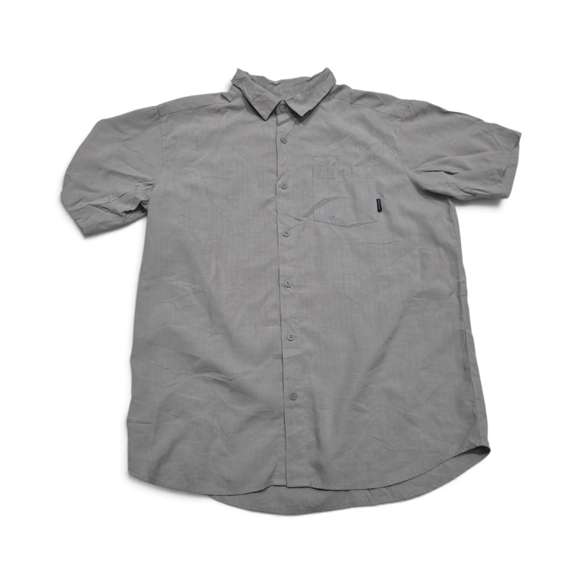 Camisa Columbia Grande L Gris Manga Corta (Usado)