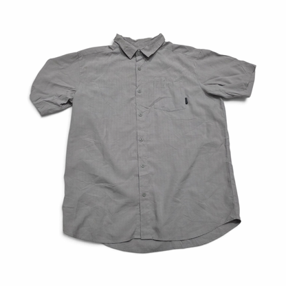 Camisa Columbia Grande L Gris Manga Corta (Usado)