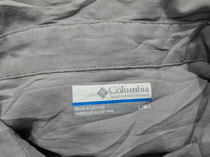 Camisa Columbia Grande L Gris Manga Corta (Usado)