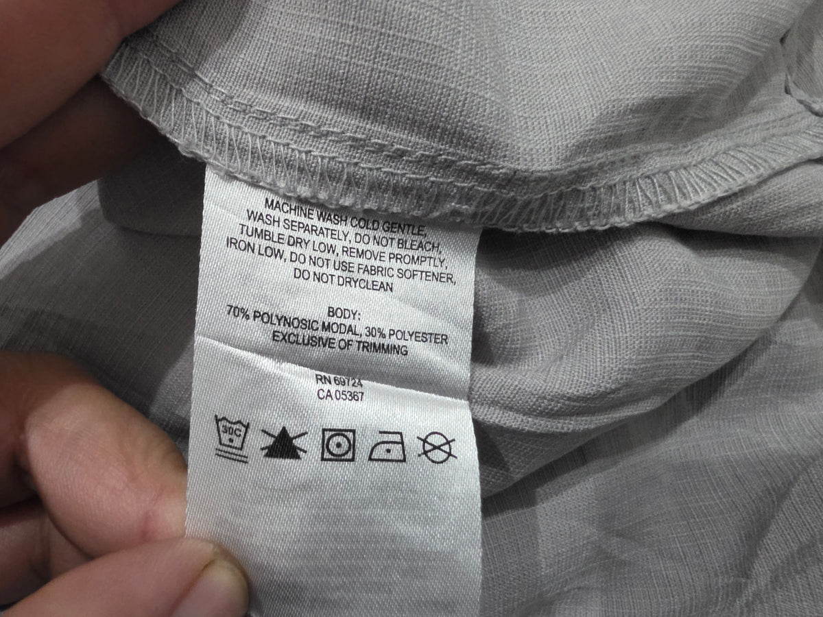 Camisa Columbia Grande L Gris Manga Corta (Usado)
