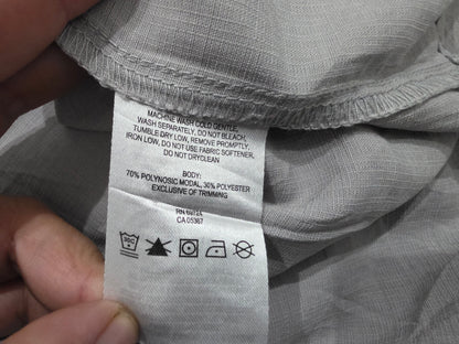 Camisa Columbia Grande L Gris Manga Corta (Usado)
