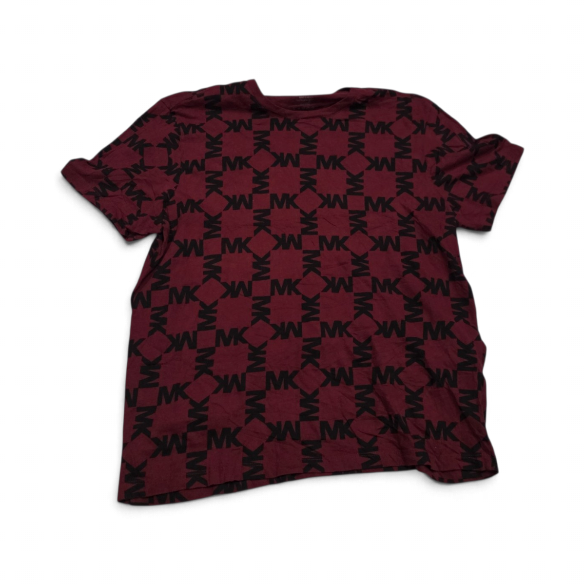 Playera Michael Kors Grande L Rojo Letras (Usado)