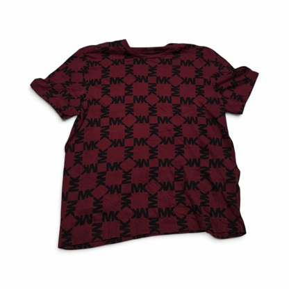 Playera Michael Kors Grande L Rojo Letras (Usado)
