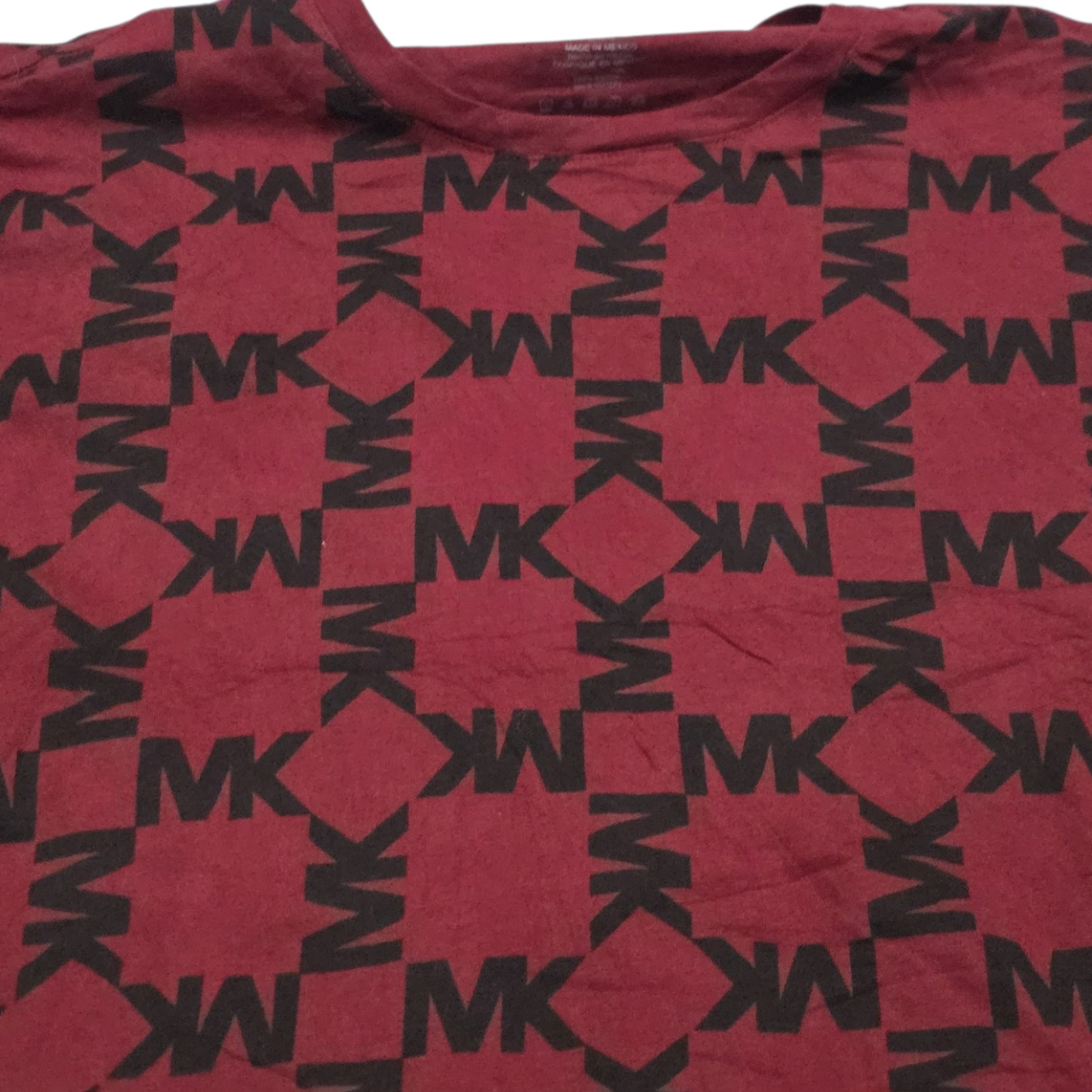 Playera Michael Kors Grande L Rojo Letras (Usado)