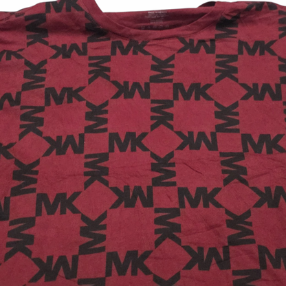 Playera Michael Kors Grande L Rojo Letras (Usado)