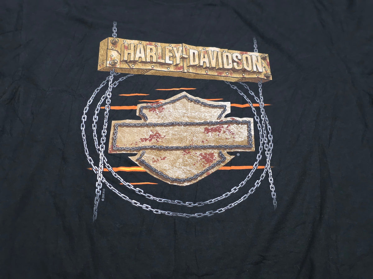 Playera Harley Davidson Xgrande Xl Negro (Usado)