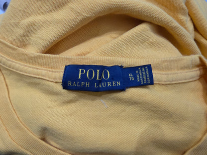 Playera Ralph Lauren Xgrande Amarillo Pony Negro Manga Larga (Usado)