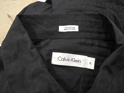 Camisa Calvin Klein Xgrande Xl Negro (Usado)