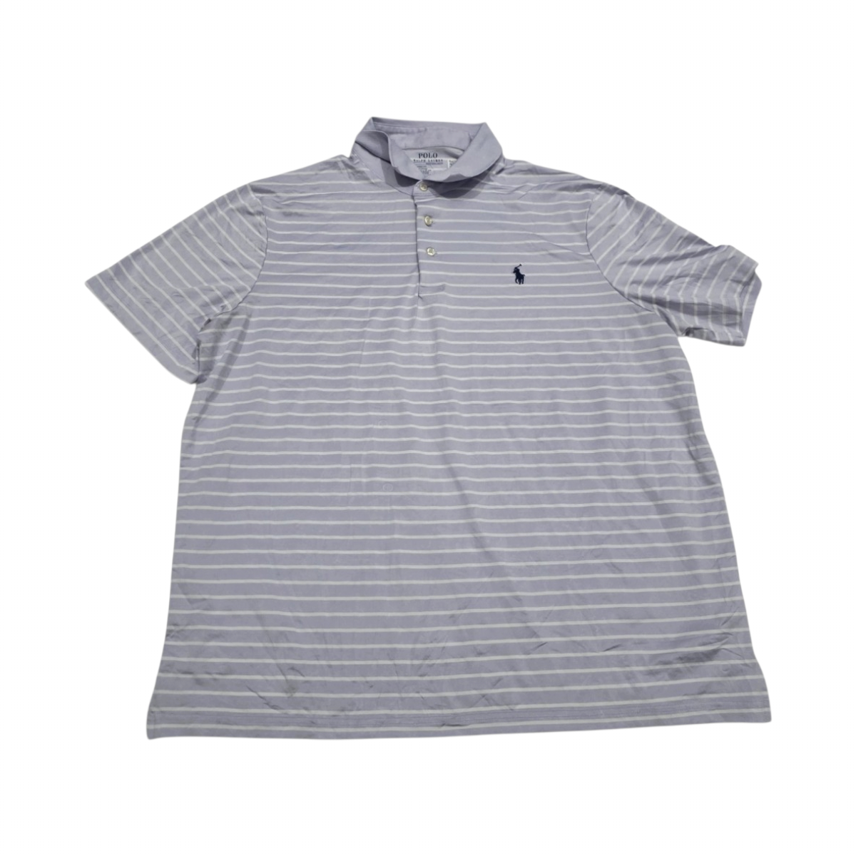 Playera Ralph Lauren Xgrande Xl Polo Lila Lineas (Usado)