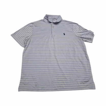 Playera Ralph Lauren Xgrande Xl Polo Lila Lineas (Usado)