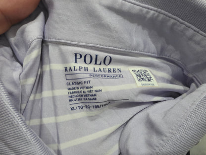Playera Ralph Lauren Xgrande Xl Polo Lila Lineas (Usado)